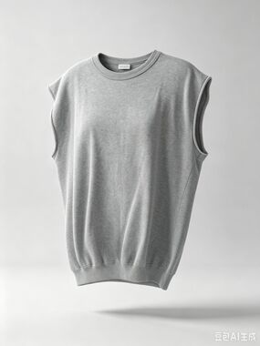 Dries Van Noten Sleeveless Crewneck Sweatshirt - Grey